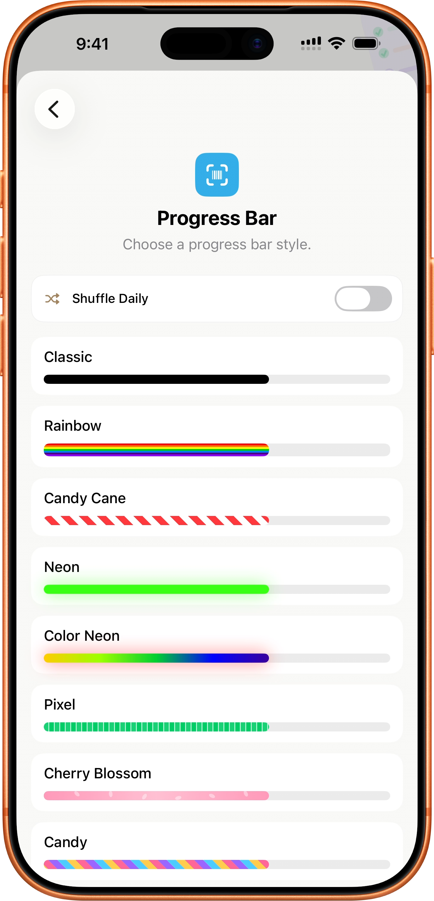 Progress bars light